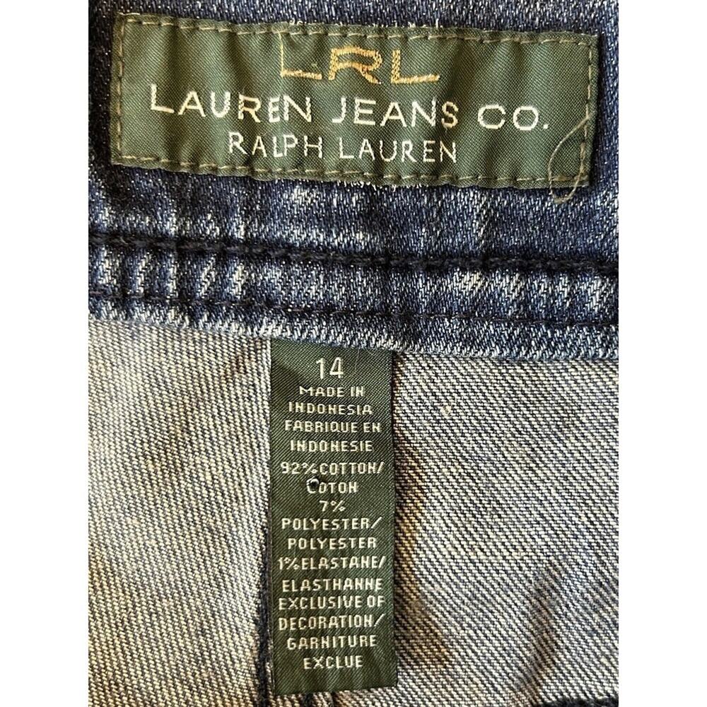 Ralph Lauren Jeans Co. Jeans/Jeggings Women's Size 14 Pull On Med. Wash Denim - Picture 6 of 7